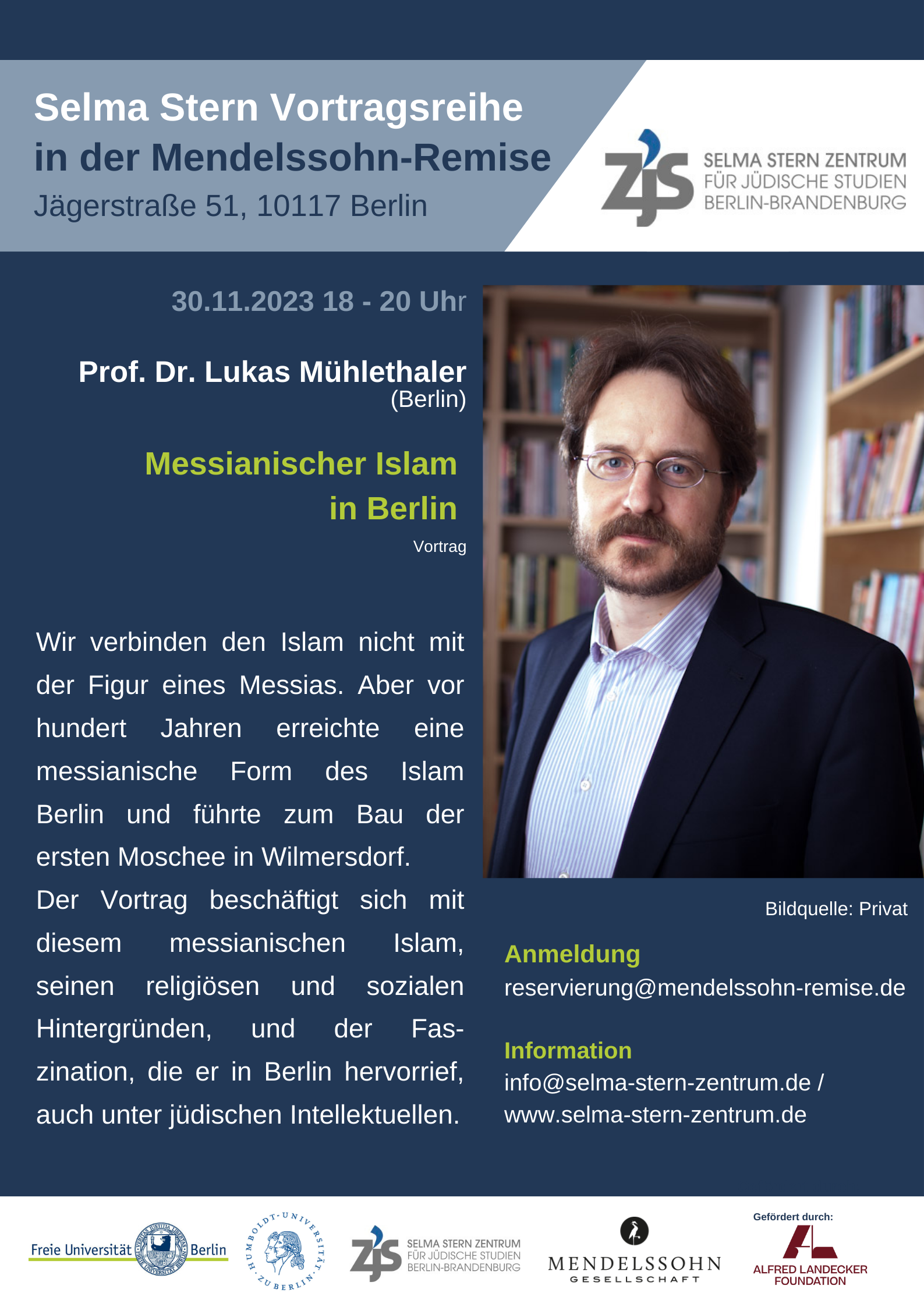 Mühlethaler_Messianischer Islam 30.11.2023